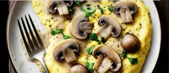 Mushroom and Cream Cheese Frittata