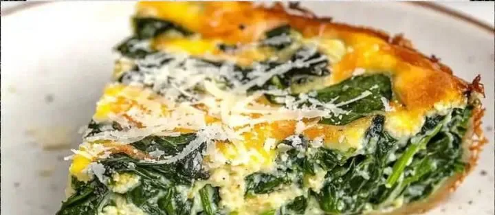 Spinach and ricotta frittata